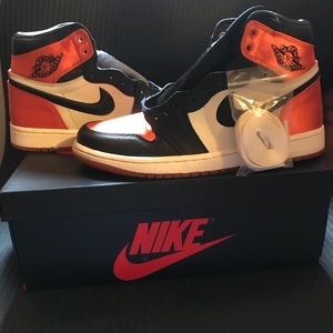 Nike Air Jordan 1 Satin Shattered Backboard Sz 7.5